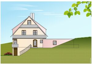 Haus - Ostansicht