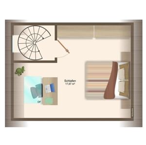 Grundriss Dachgeschoss Herdern